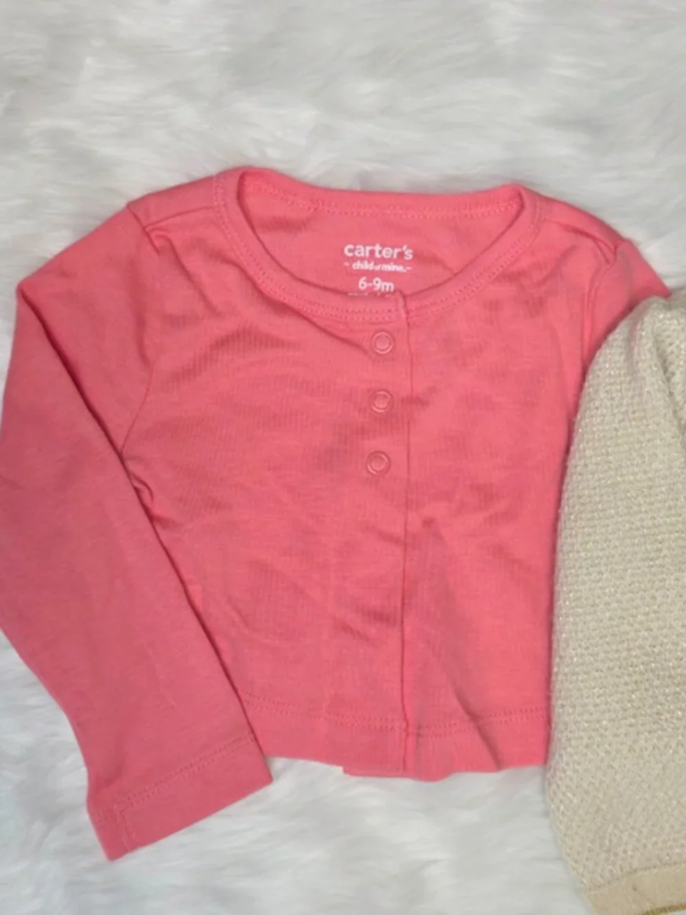 Carter’s Baby Girl Cardigan Sweater Bundle 6-9M / 9M – 2 Pack